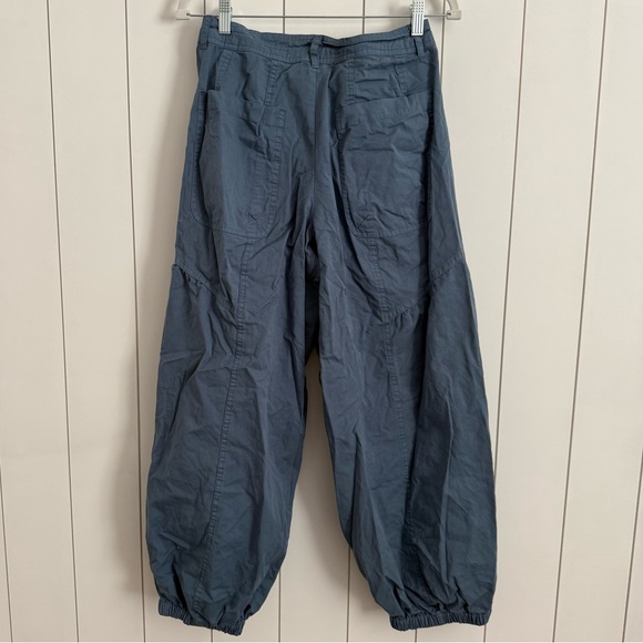 Anthropologie Eyelet Balloon Leg Pant Blue - Picture 3 of 3